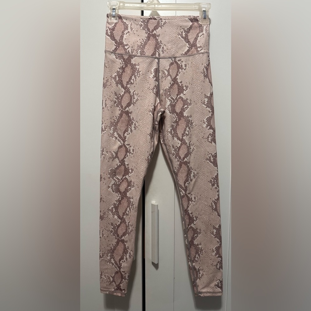 Varley Animal Snakeskin Print Leggings size XS